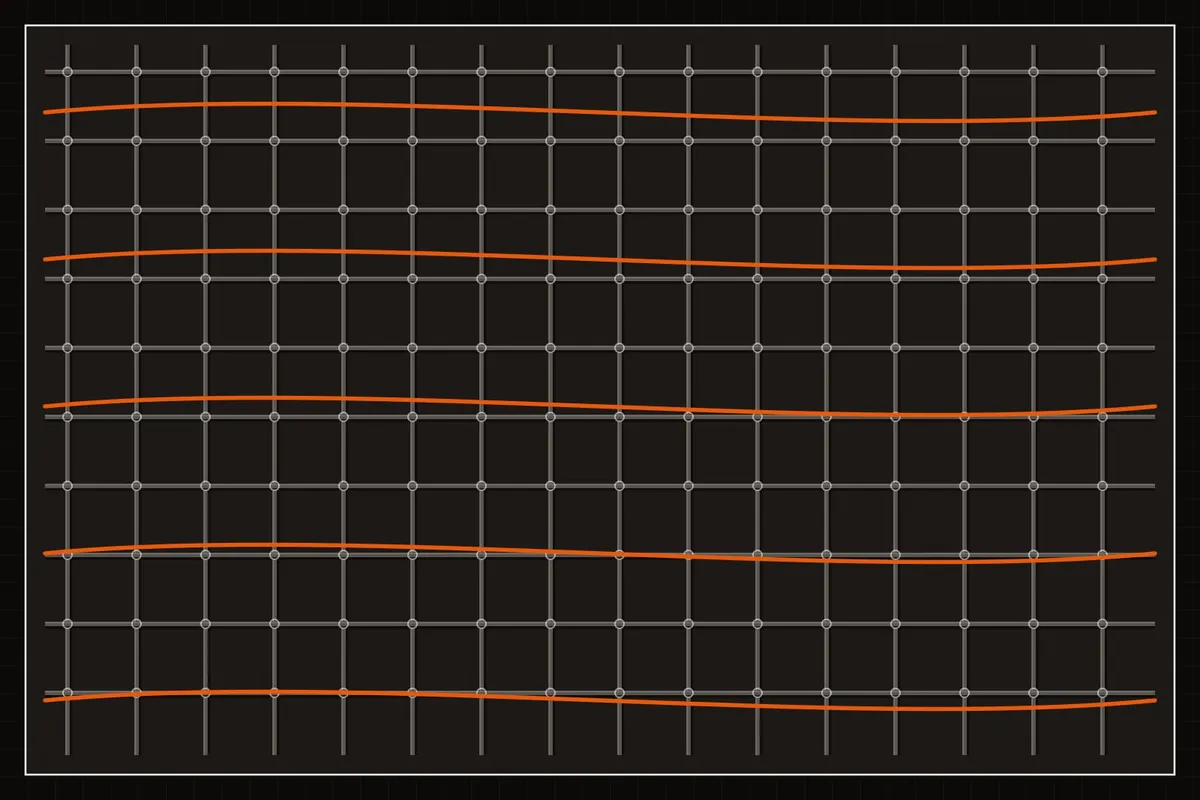 Precision installation of post-tension steel cable matrix on concrete foundation rebar grid